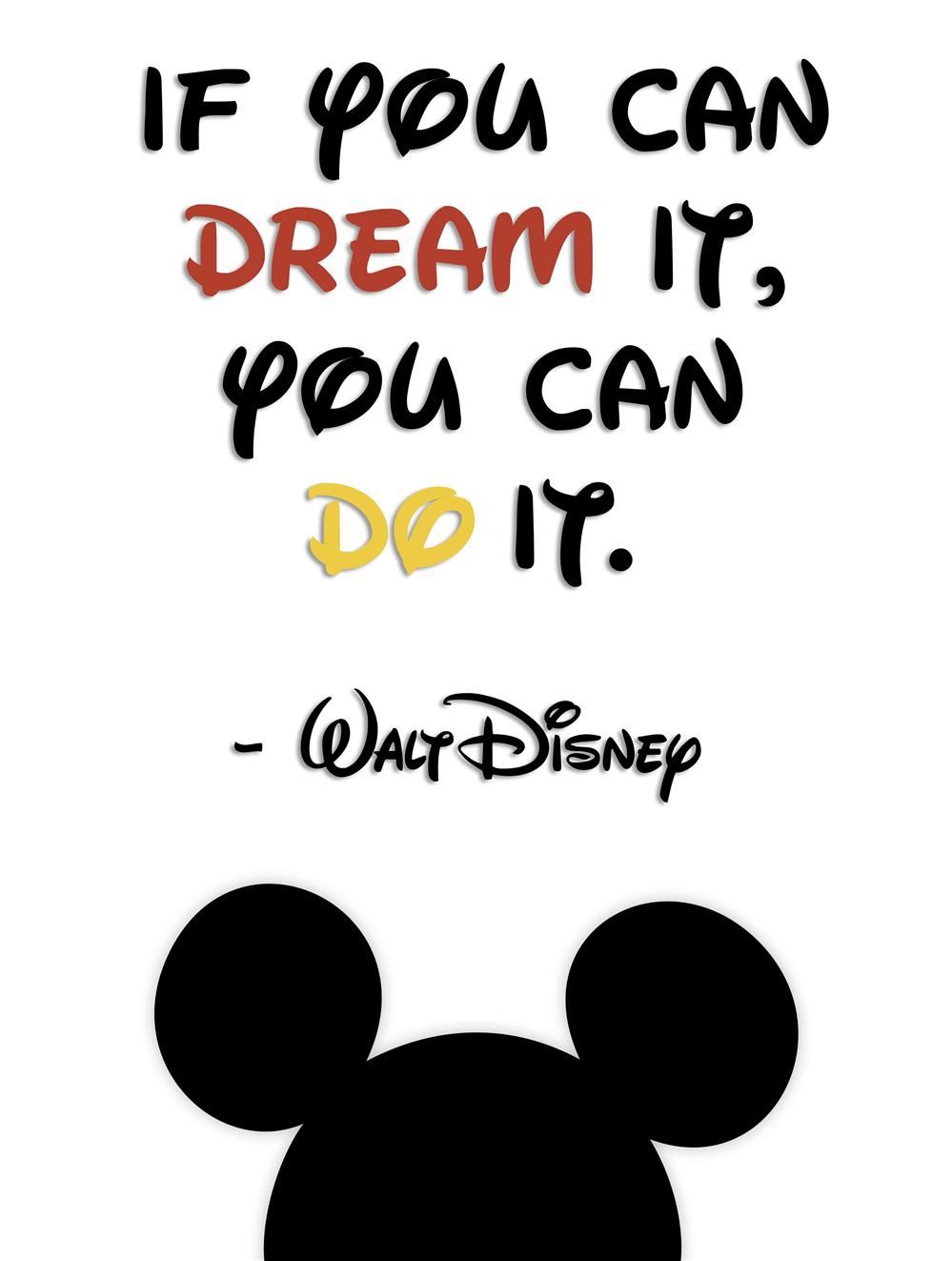 Walt Disney quote